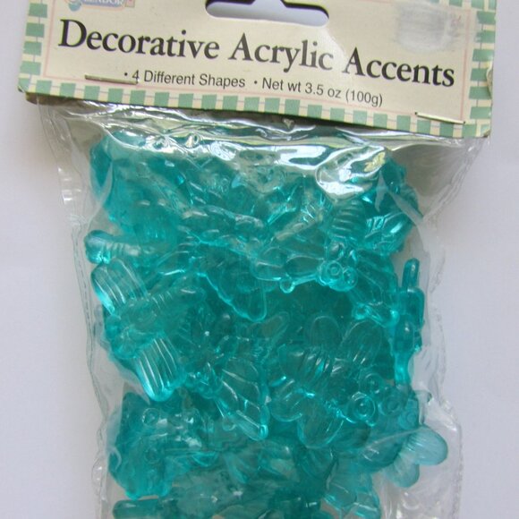 Lot of 3 Decorative Acrylic Ice Crystals Accents Vase stones Aquarium décor - Picture 5 of 10